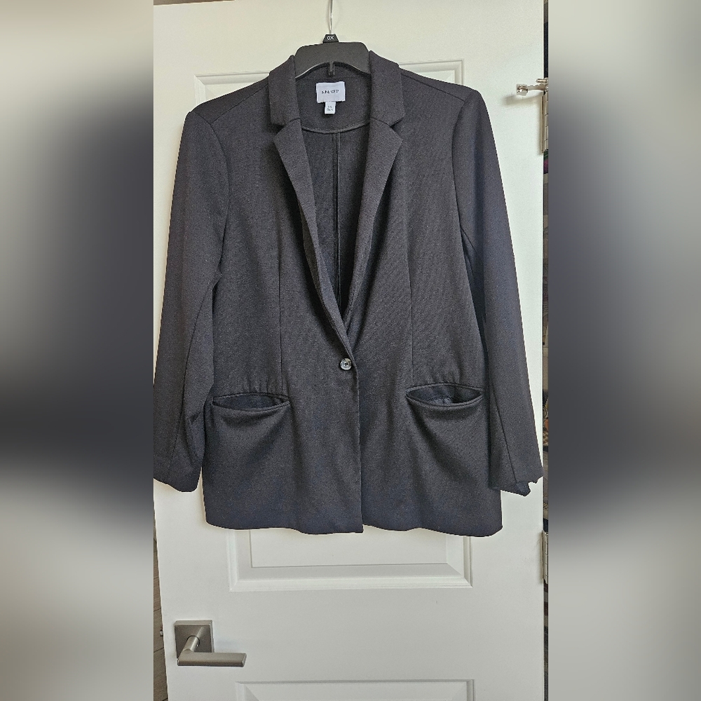Nine West, black women suit jacket blazer, size XXL - Picture 6 of 8